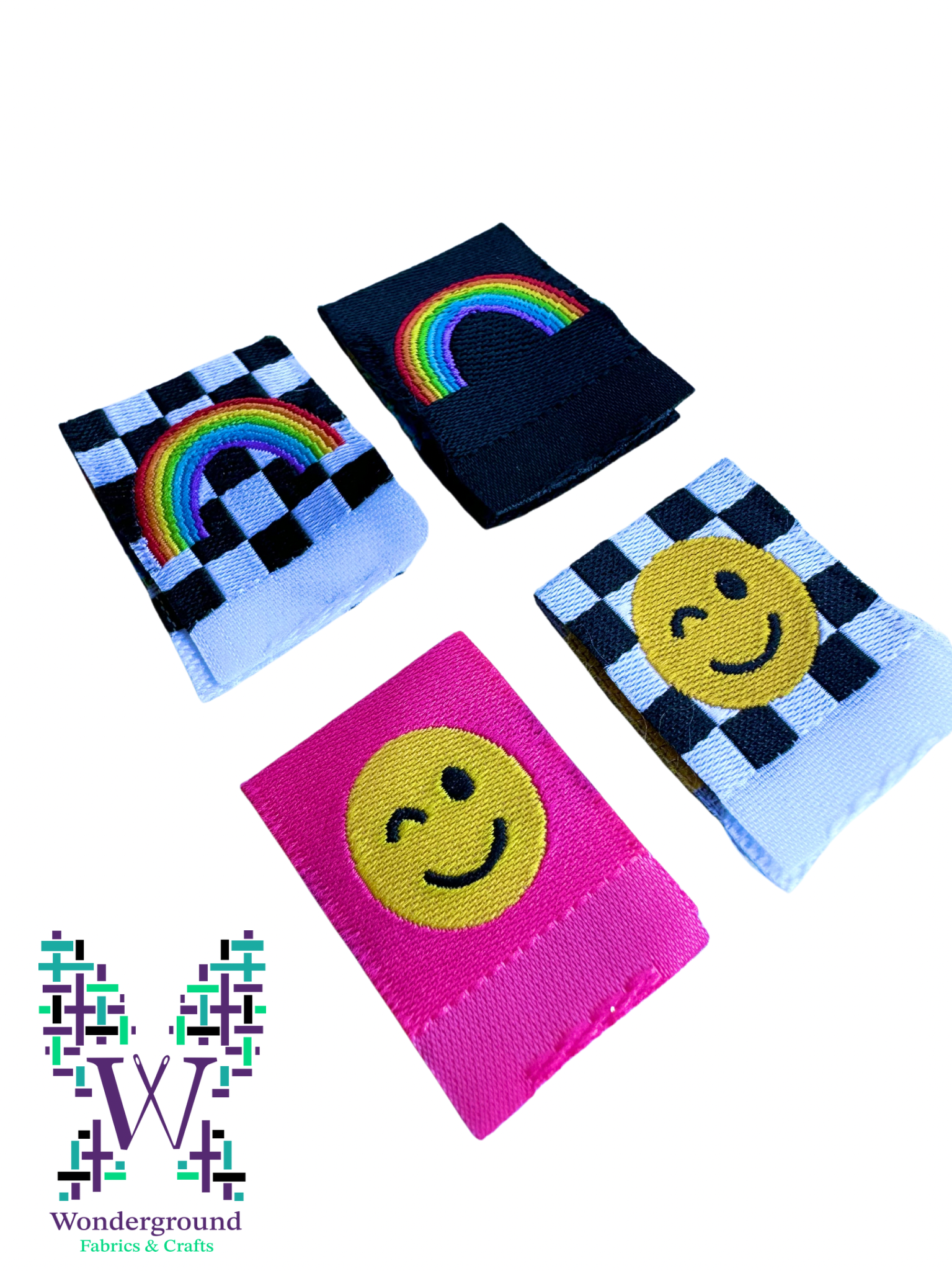 Sunshine and Smiles Sewmoji™️ Woven Tags / Labels Kit