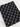 Lux Bonded Poly Nylon || Print || Black With White Starburst