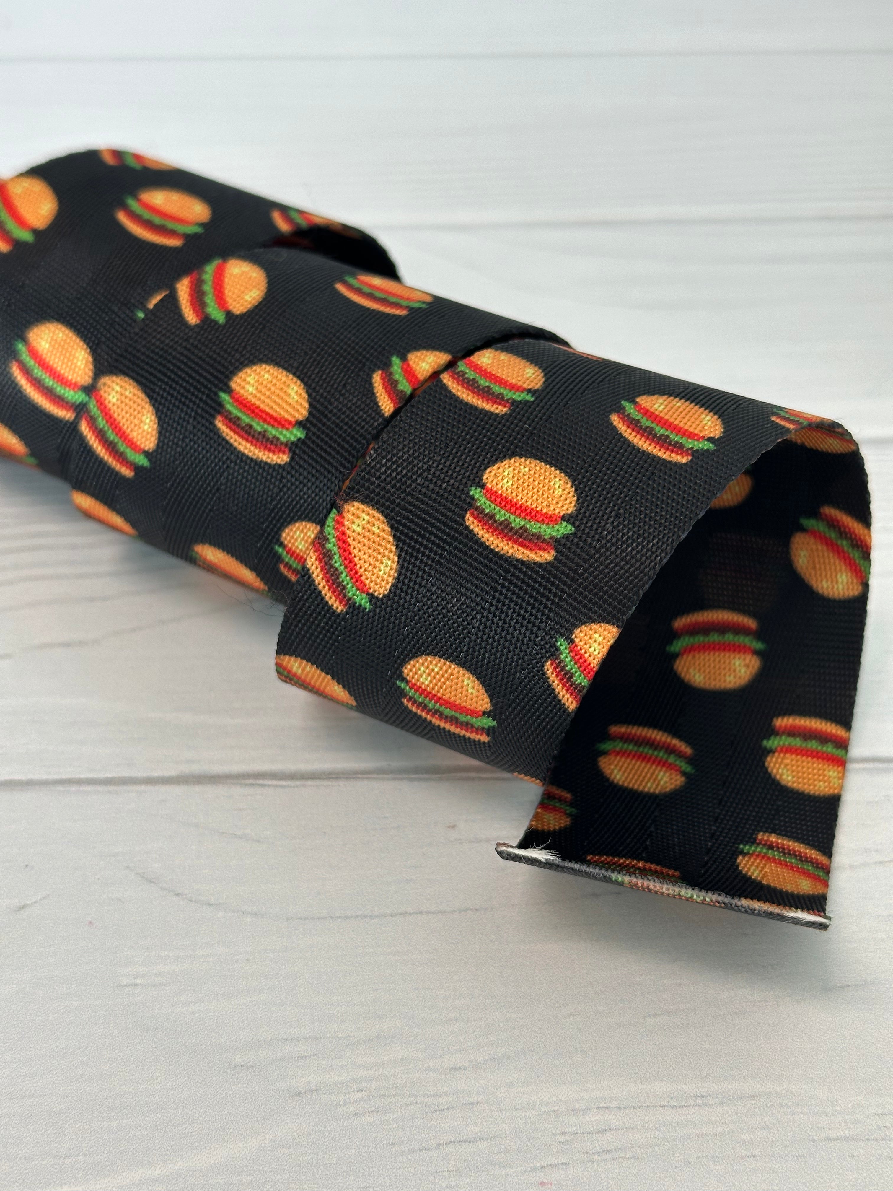 Black Burger 1.5” Seatbelt Webbing