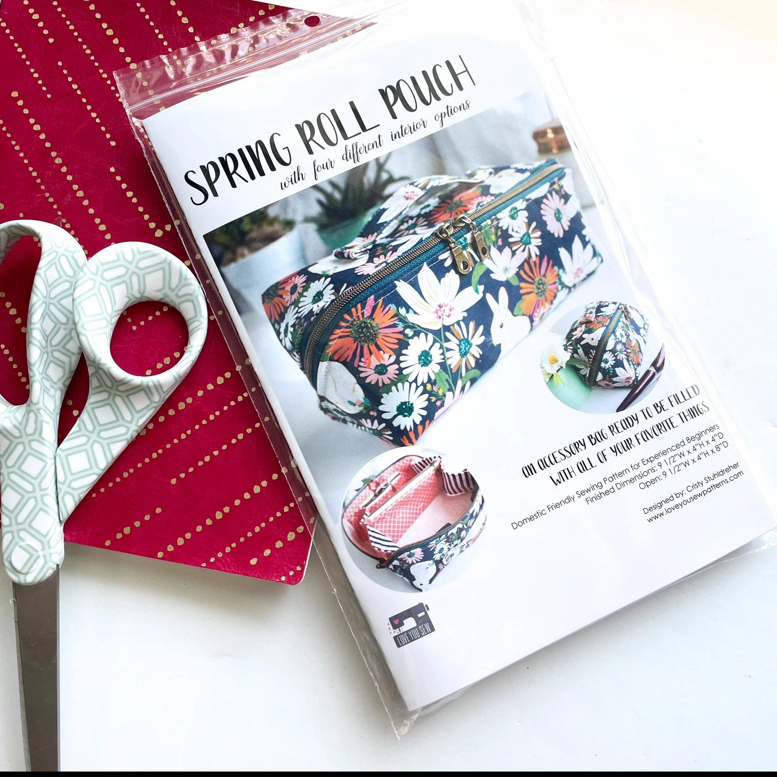 The Spring Roll Pouch by Love You Sew Patterns