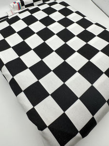 Black and White Check 100% cotton (sold by the half yard)