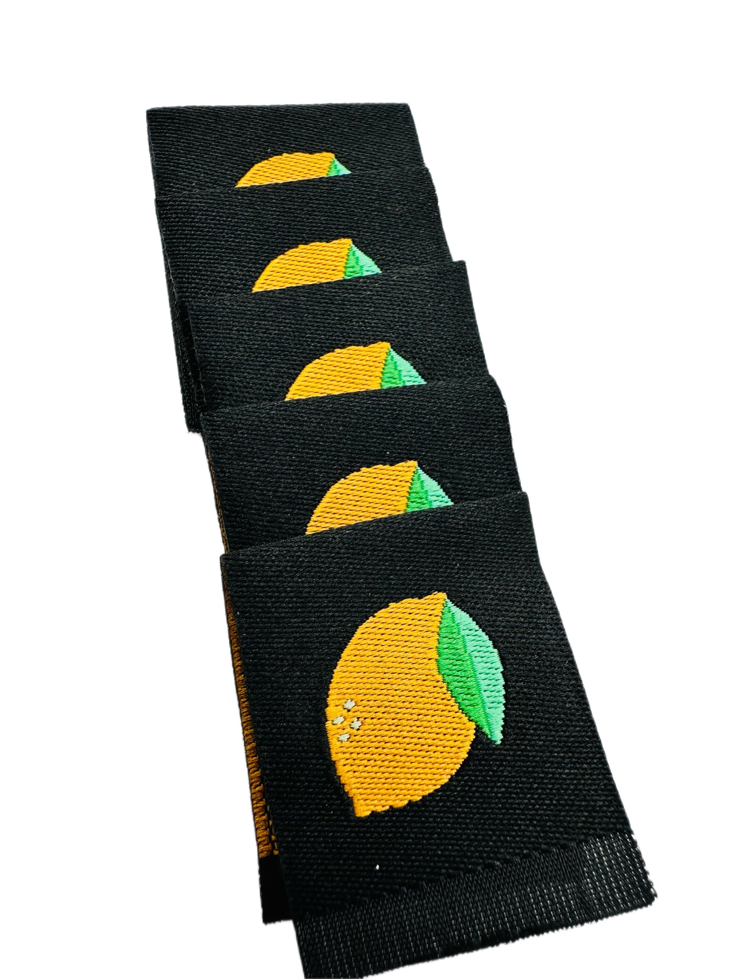 Fruit Themed Premium Woven Tags