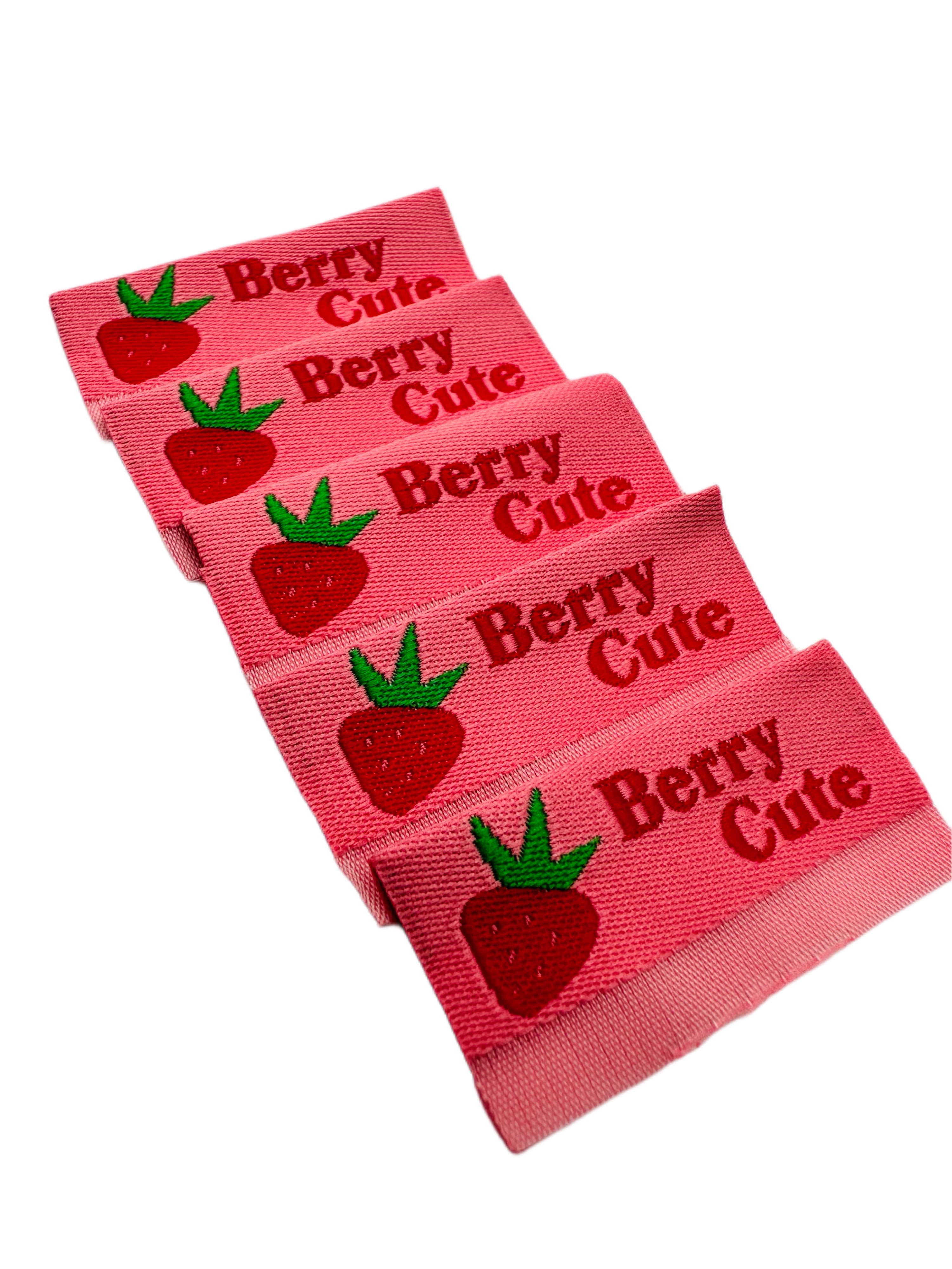 Fruit Themed Premium Woven Tag / Labels