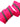 Hot Pink Tape with Gun Metal Teeth Zipper Tape