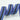 Blueberry Stripe with Black teeth Zipper Tape