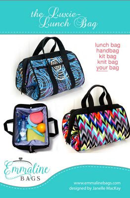 The Luxie Lunch Bag Pattern by Emmaline Bags