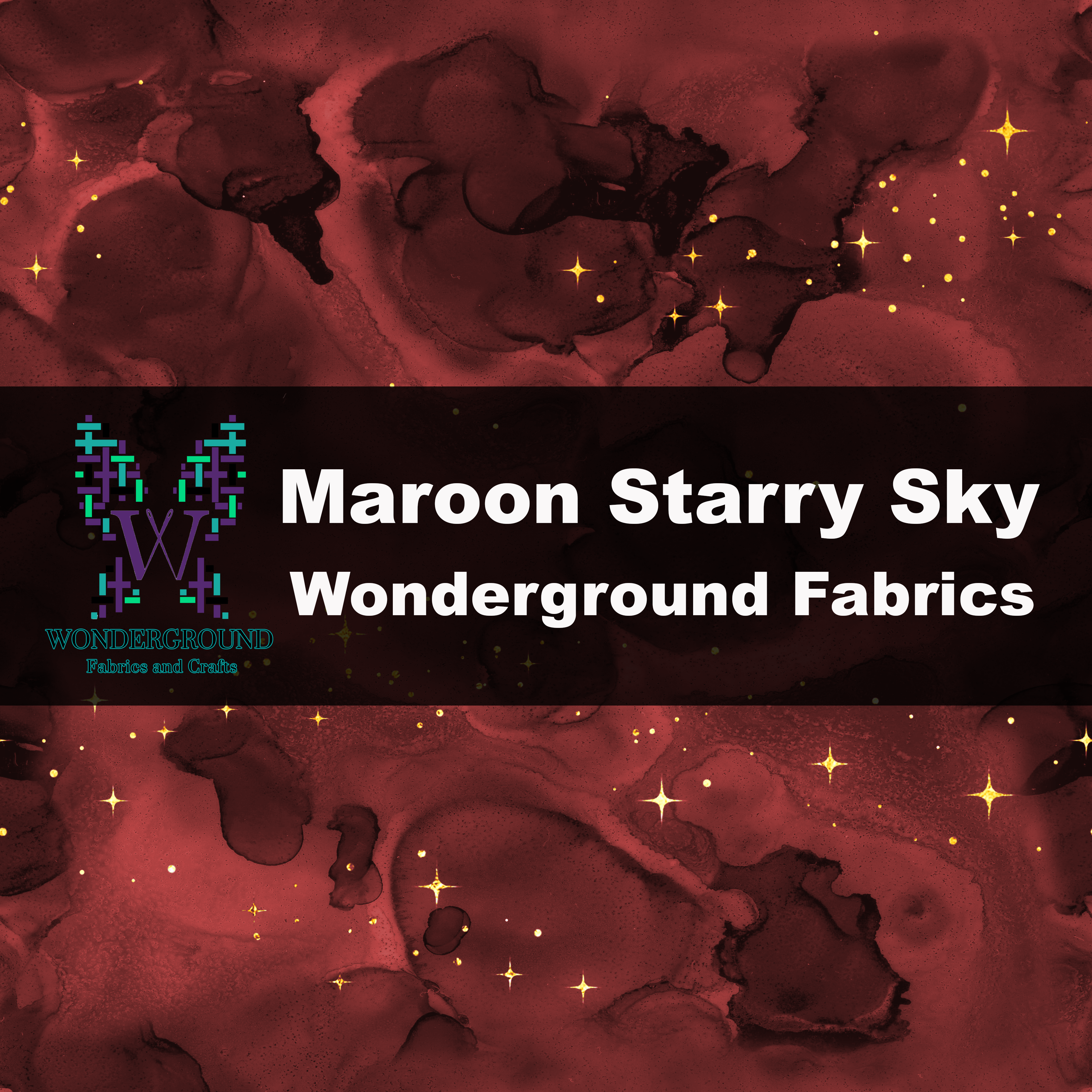 Maroon Starry Sky- PREORDER (Closes 1/2) - Delivery Date (End of February/Beginning March)