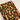 Notebook with a colorful mushroom and flower pattern on a black background