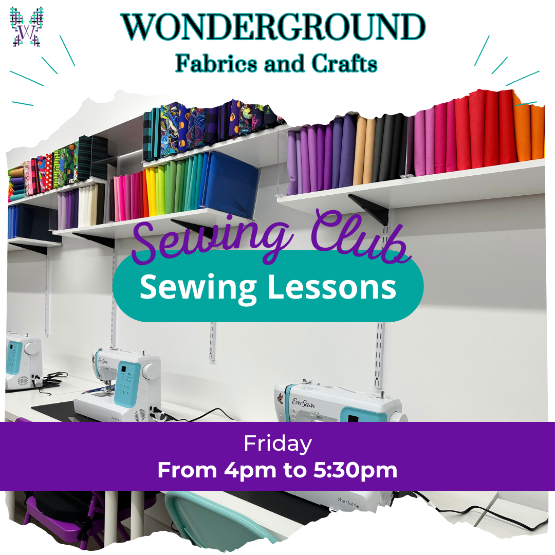 Beginner/Intermediate Sewing Lessons! Ages 8 and up