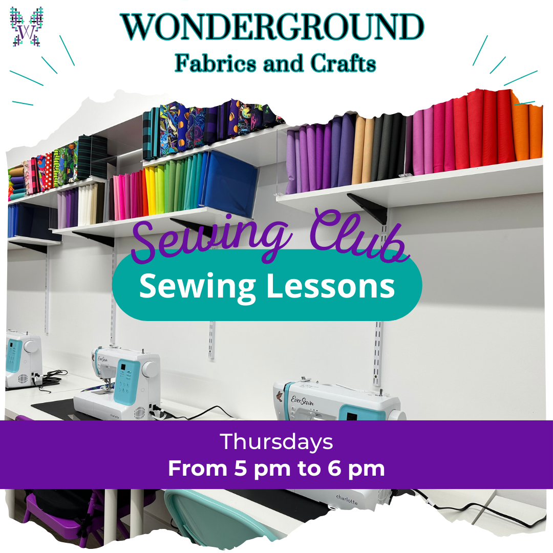 Sewing Lessons! Ages 8 and up