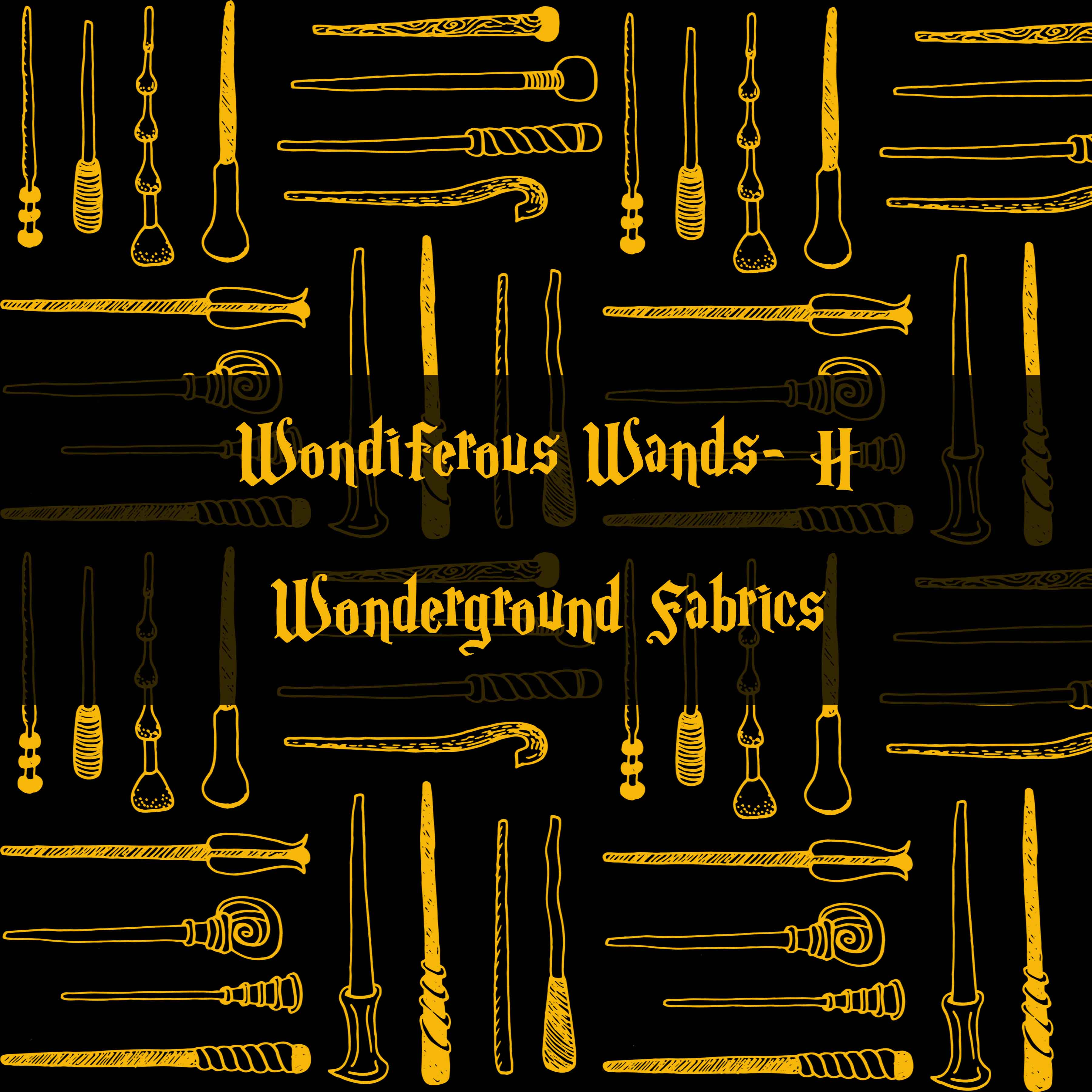 Wondiferous Wands Black- PREORDER (Closes 1/2) - Delivery Date (End of February/Beginning March)