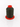 Spool of dark green thread on a white background