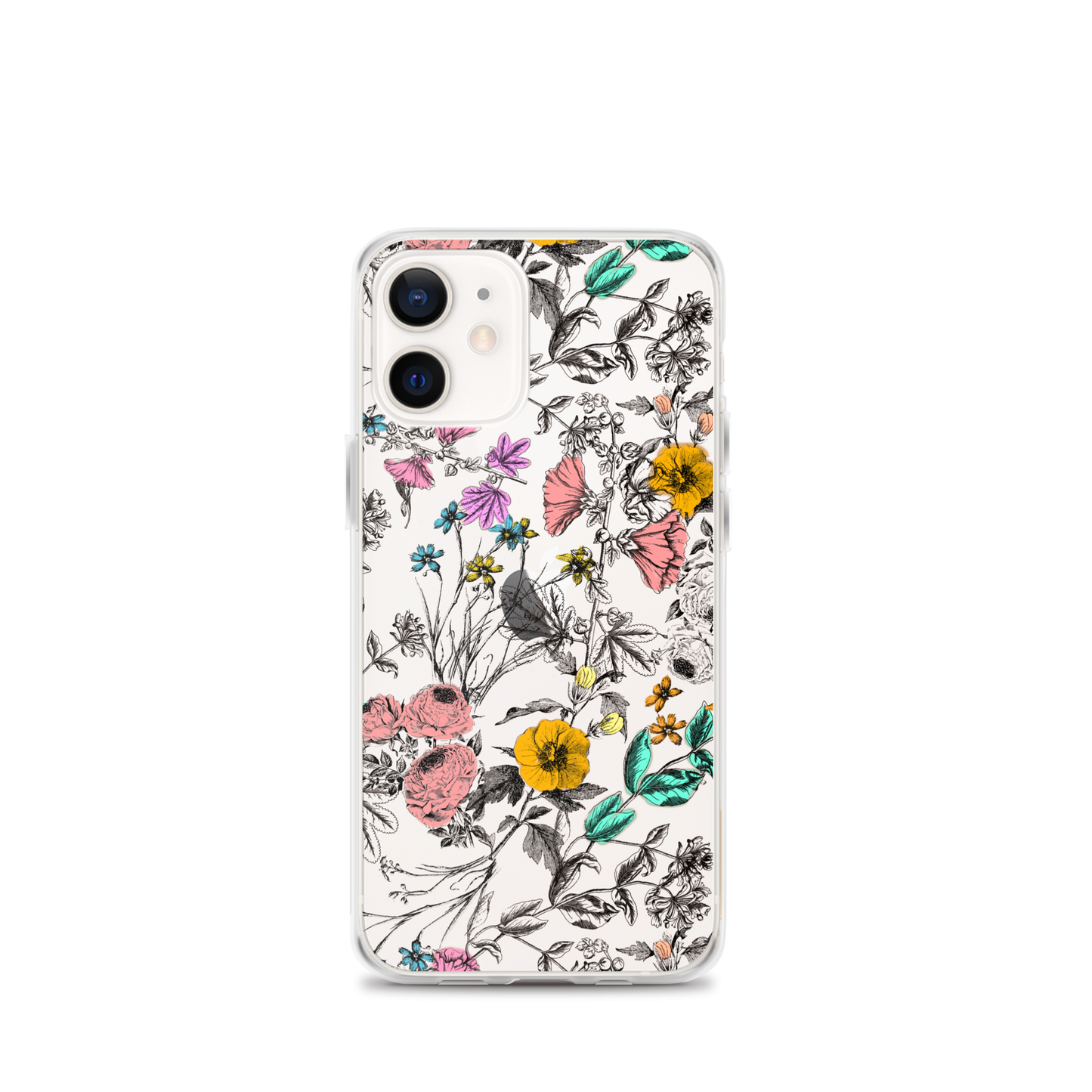 Vintage Floral Clear Case for iPhone®