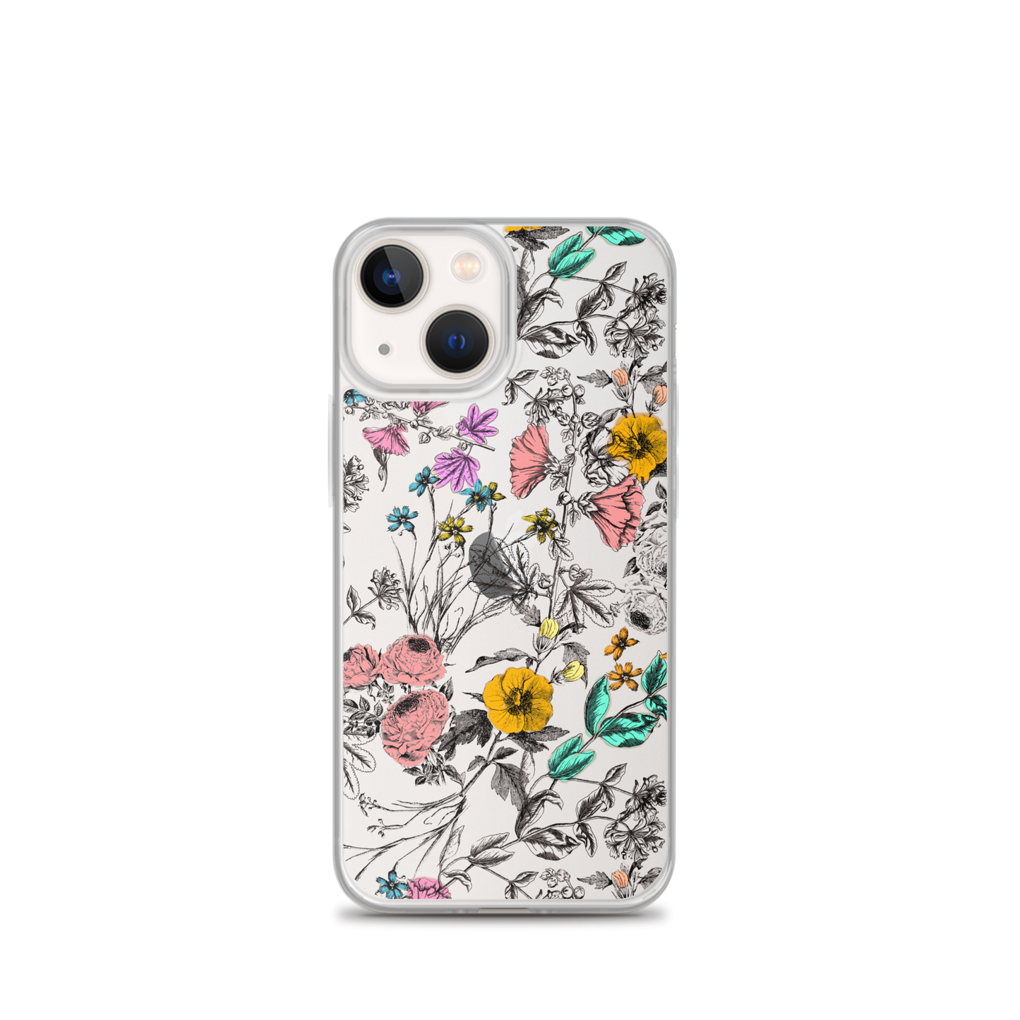 Vintage Floral Clear Case for iPhone®