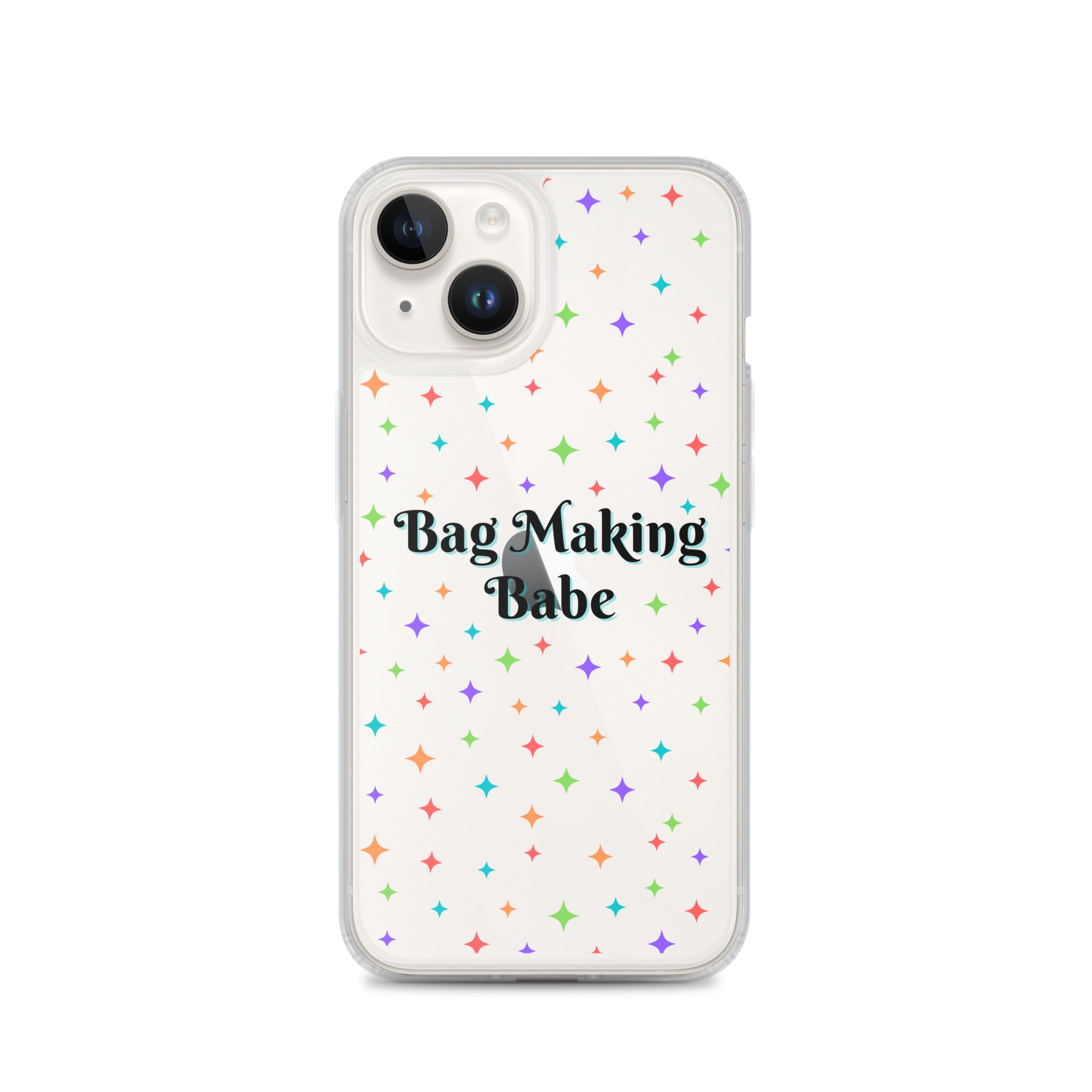 Bag Making Babe Clear Case for iPhone®