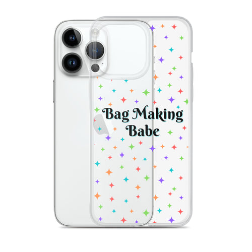 Bag Making Babe Clear Case for iPhone®