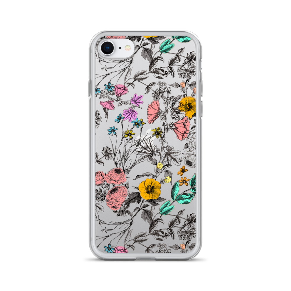 Vintage Floral Clear Case for iPhone®