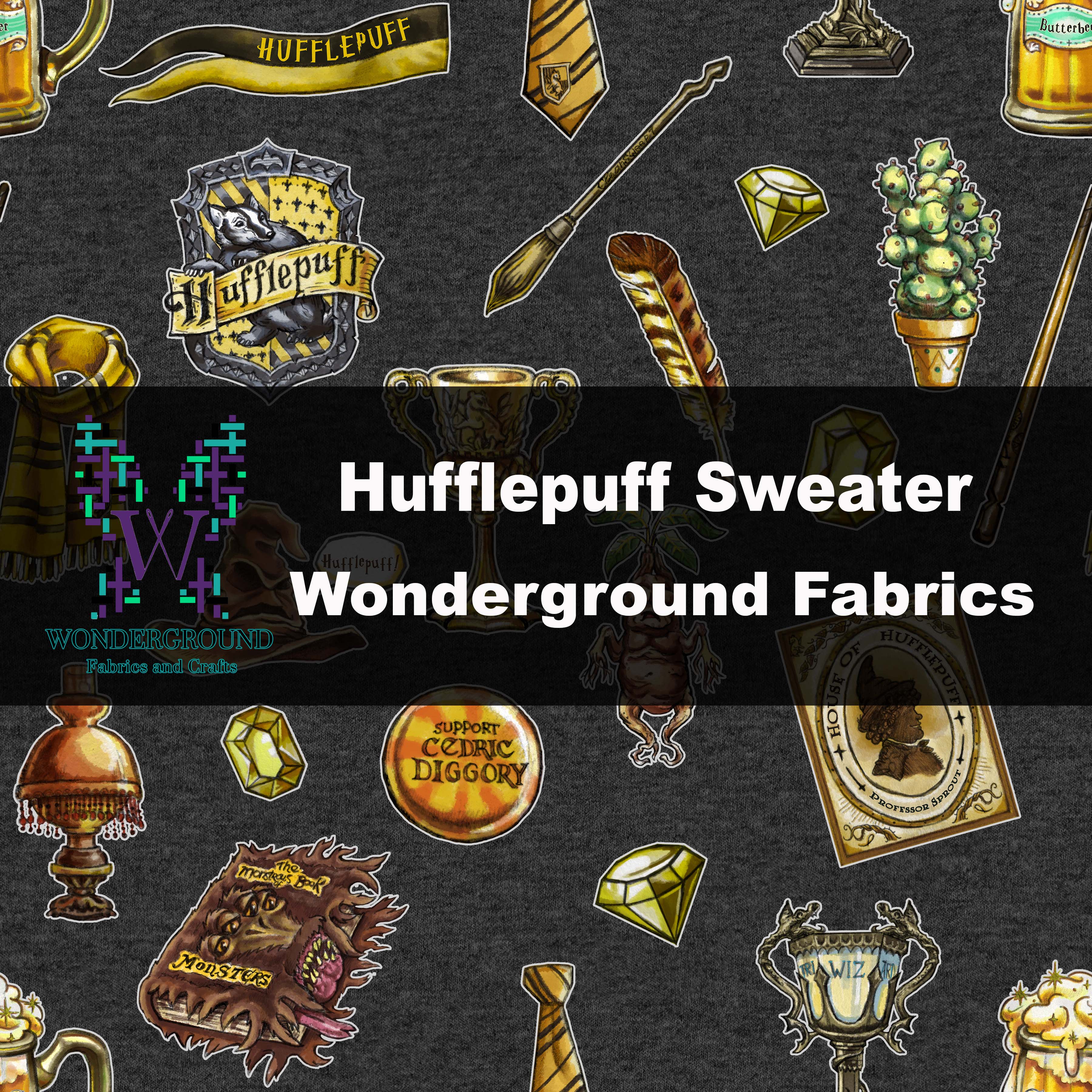 Hufflepuff Sweater- PREORDER (Closes 1/2) - Delivery Date (End of February/Beginning March)