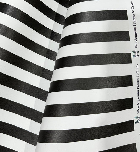 Black and White Stripe Smooth vinyl