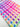 Pastel Rainbow Plaid Lux Bonded Poly/Nylon