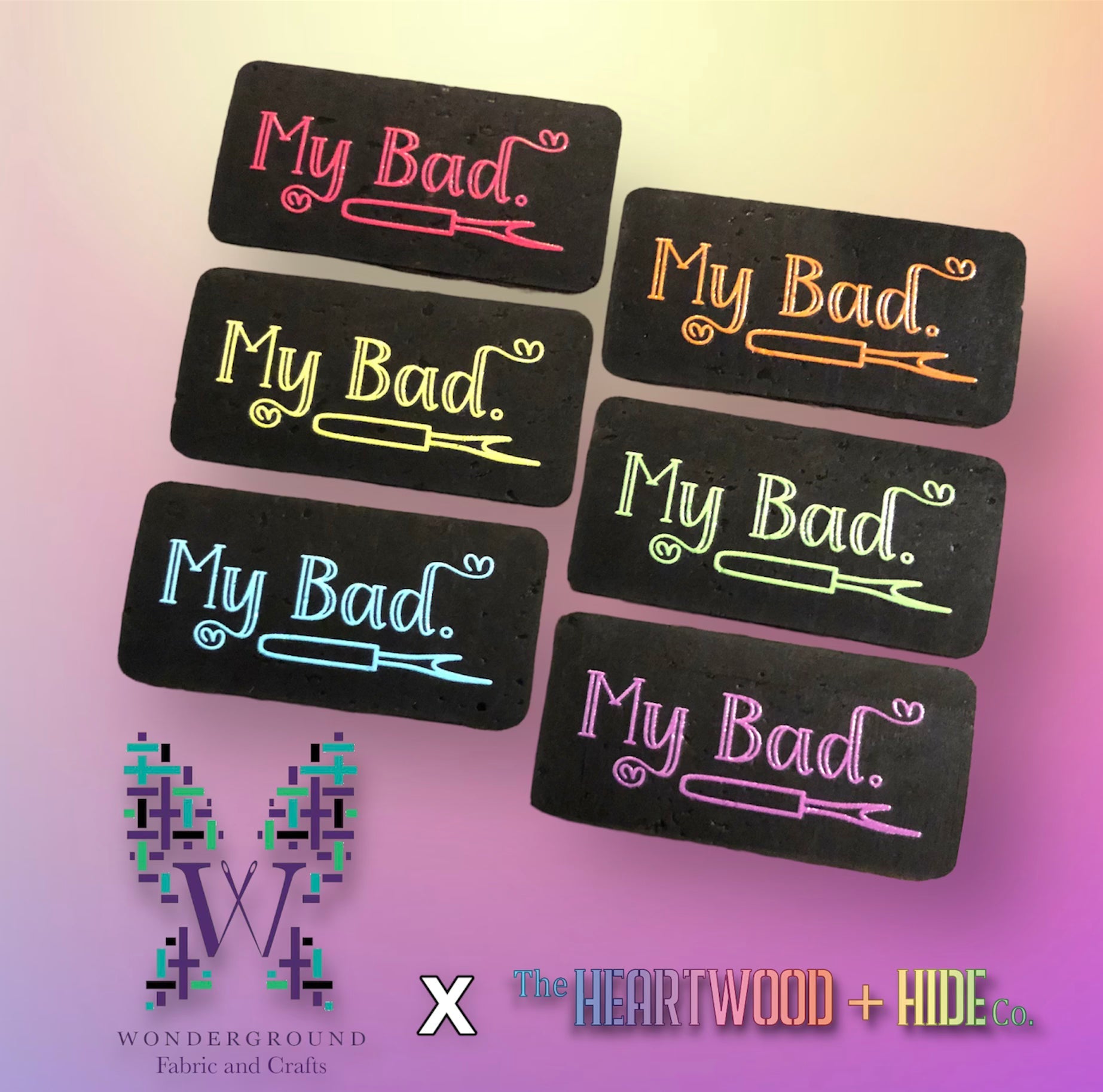 “My Bad” Bag Tags by Heartwood and Hide