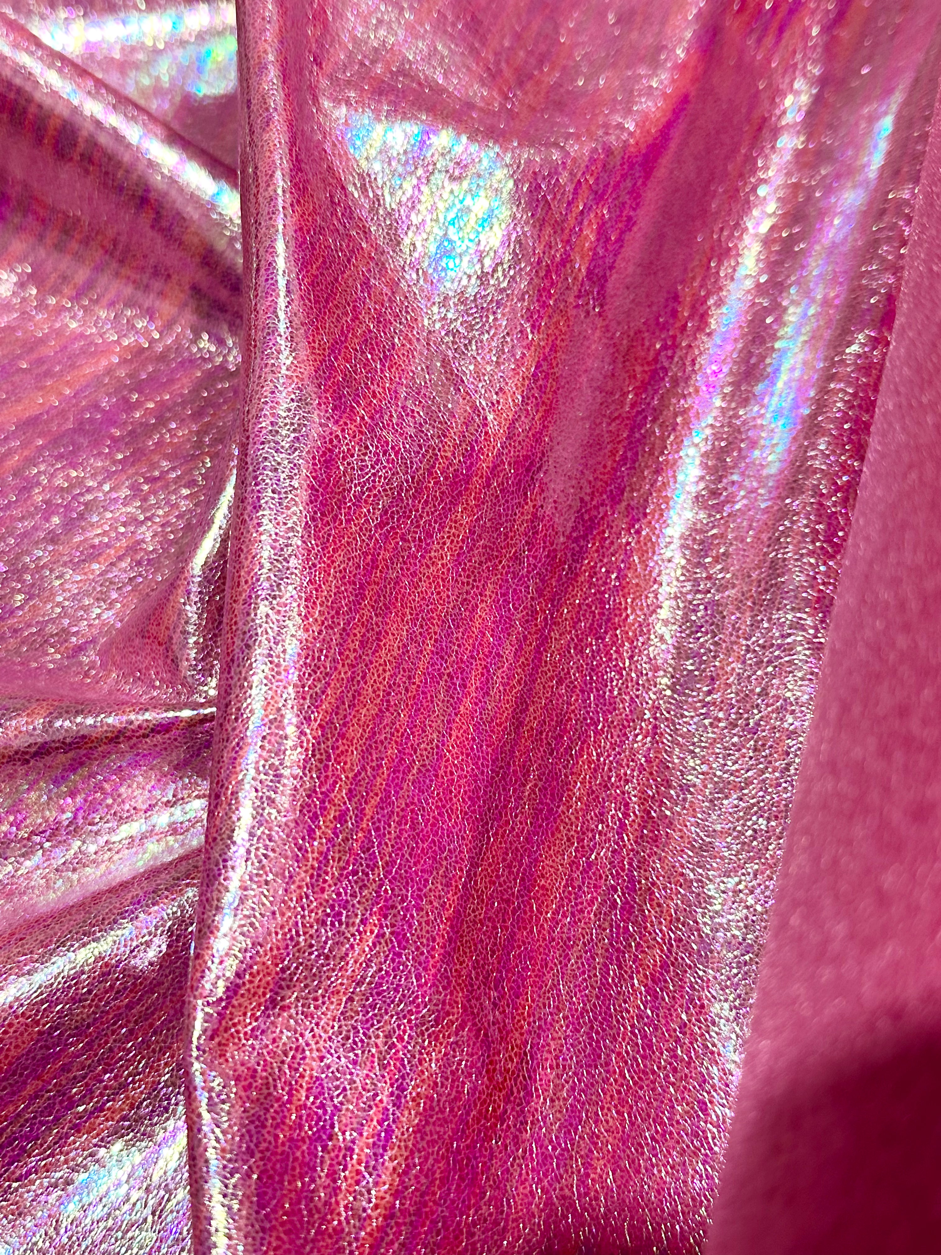 Raspberry waterfall holographic foil Vinyl (lightweight)