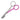 Tula Pink Cosmic Raspberry 4" Mini Duckbill Scissors