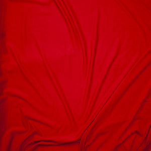 Red Rayon French Terry Solid