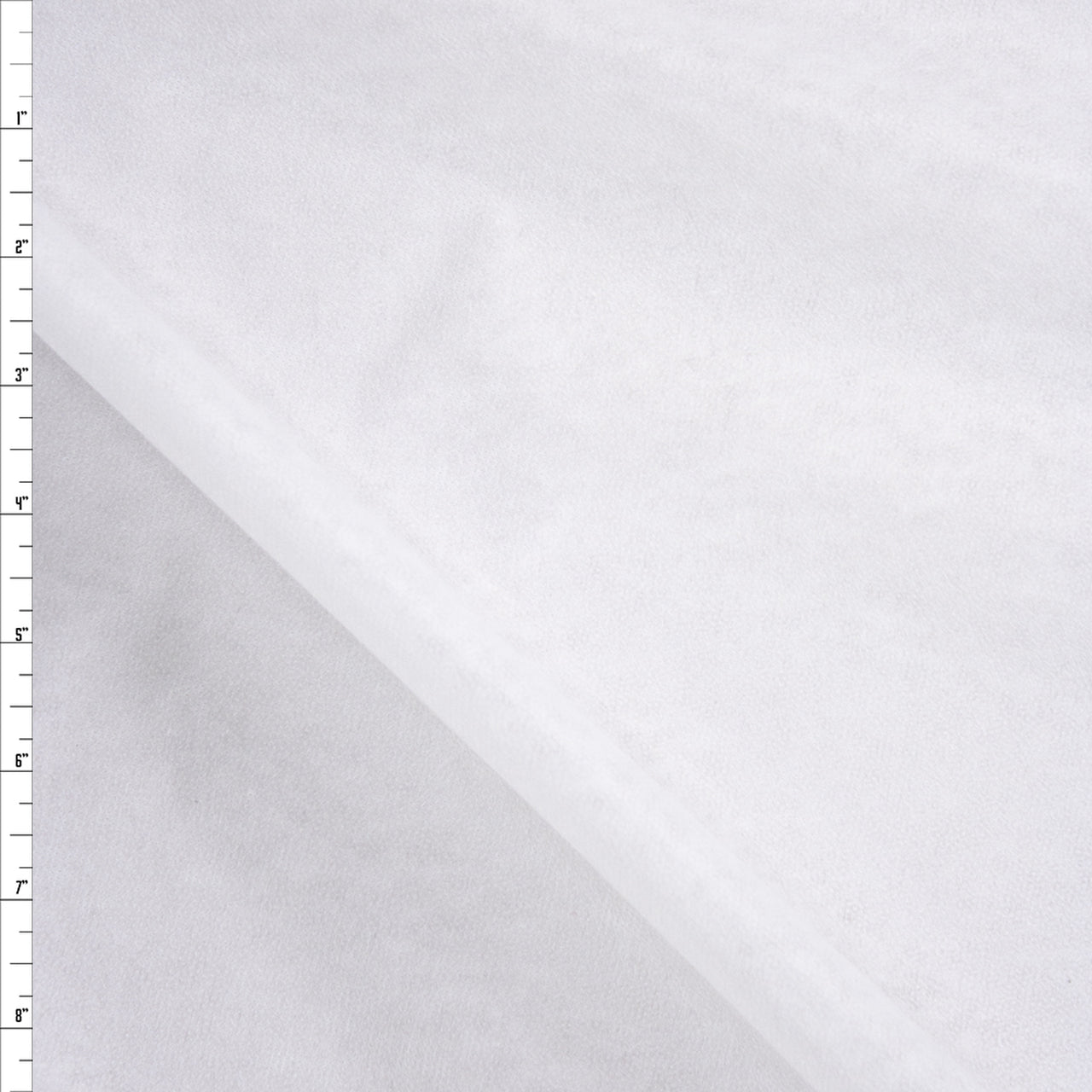60" White Lightweight Non Woven Fusible Interfacing