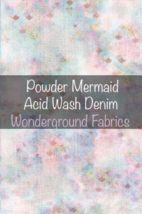 Powder Mermaid Acid Wash Denim- Popologie Collection