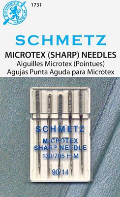 Schmetz 5pack Microtex sz 14/90 Needles