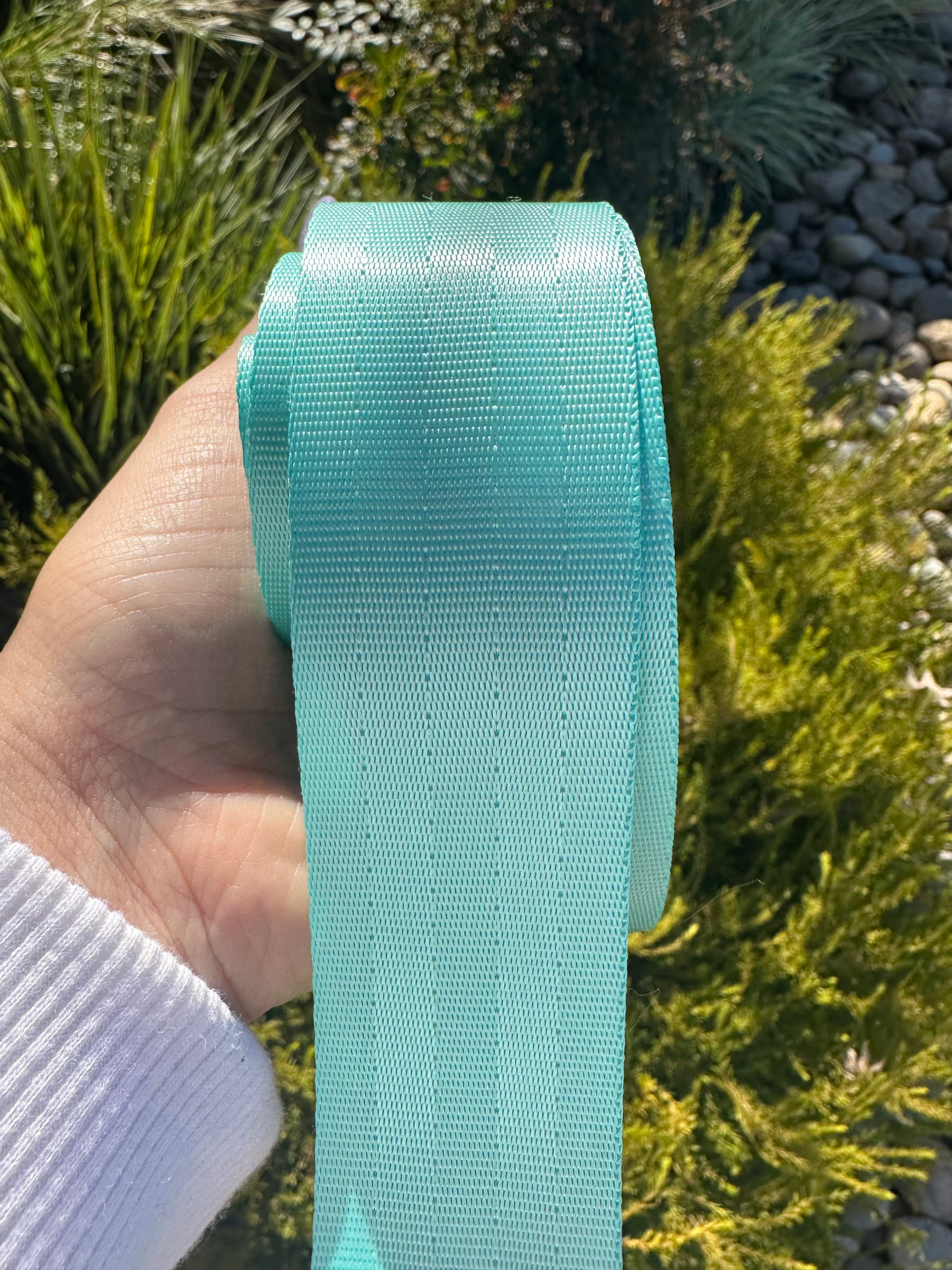 Mint 1.5” Seatbelt Webbing (by the yard)