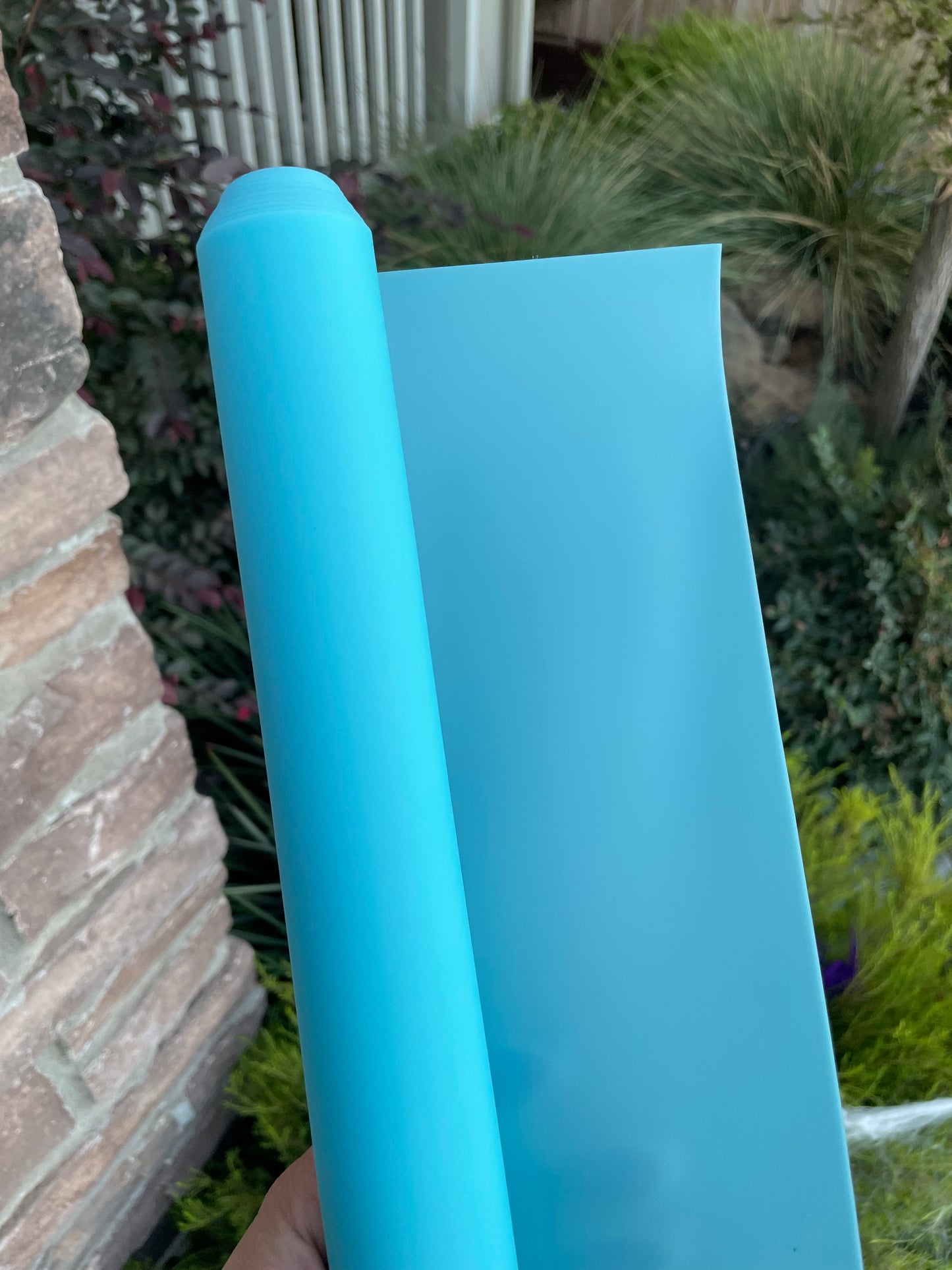 Turquoise Frosted Jelly Vinyl
