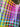 Bright Rainbow Plaid Clear TPU Vinyl