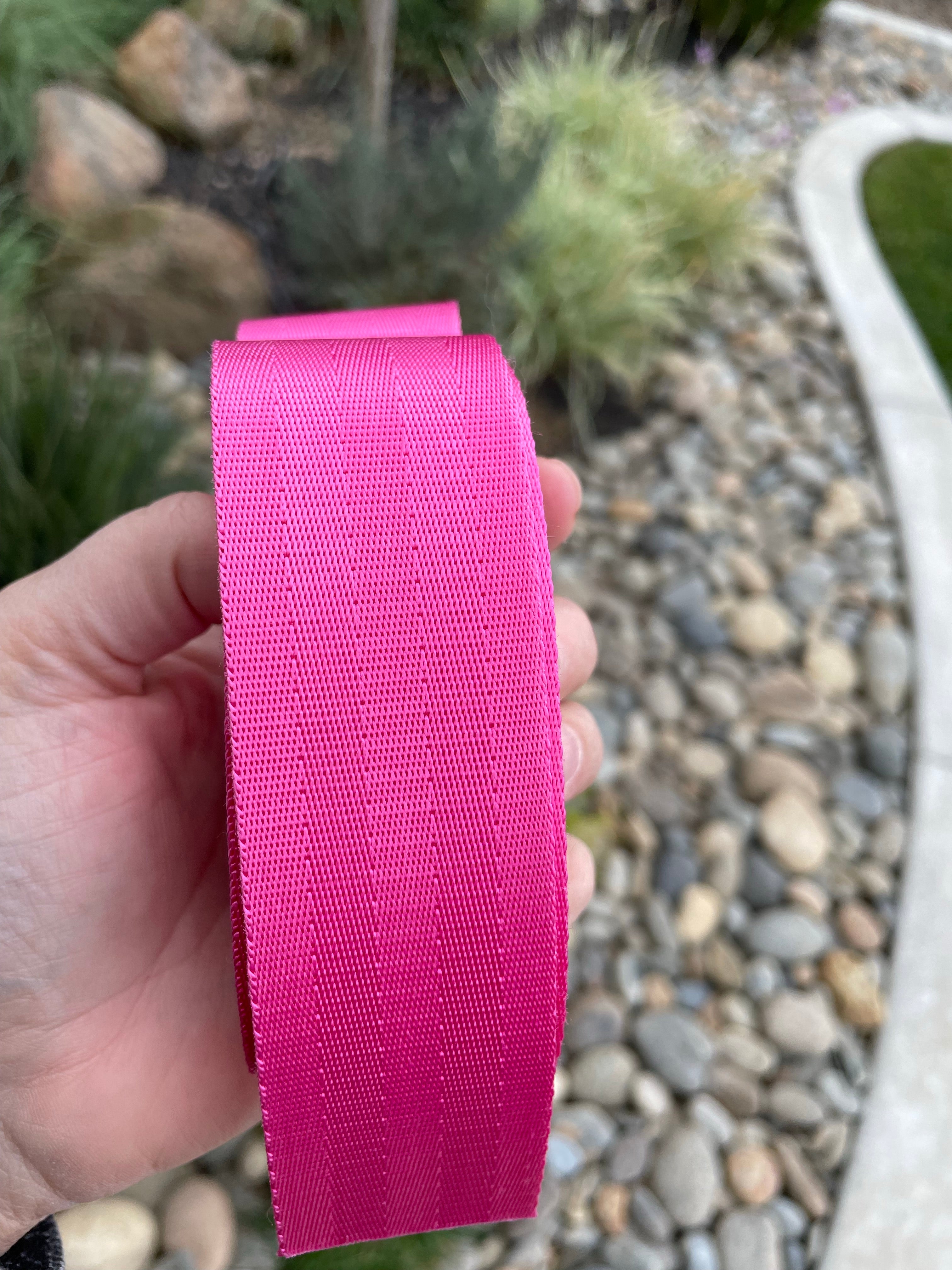 Hot Pink 1.5” Seatbelt Webbing