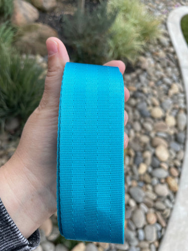 Turquoise 1.5” Seatbelt Webbing