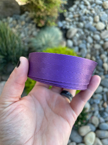 Purple 1” Seatbelt Webbing (by the yard)