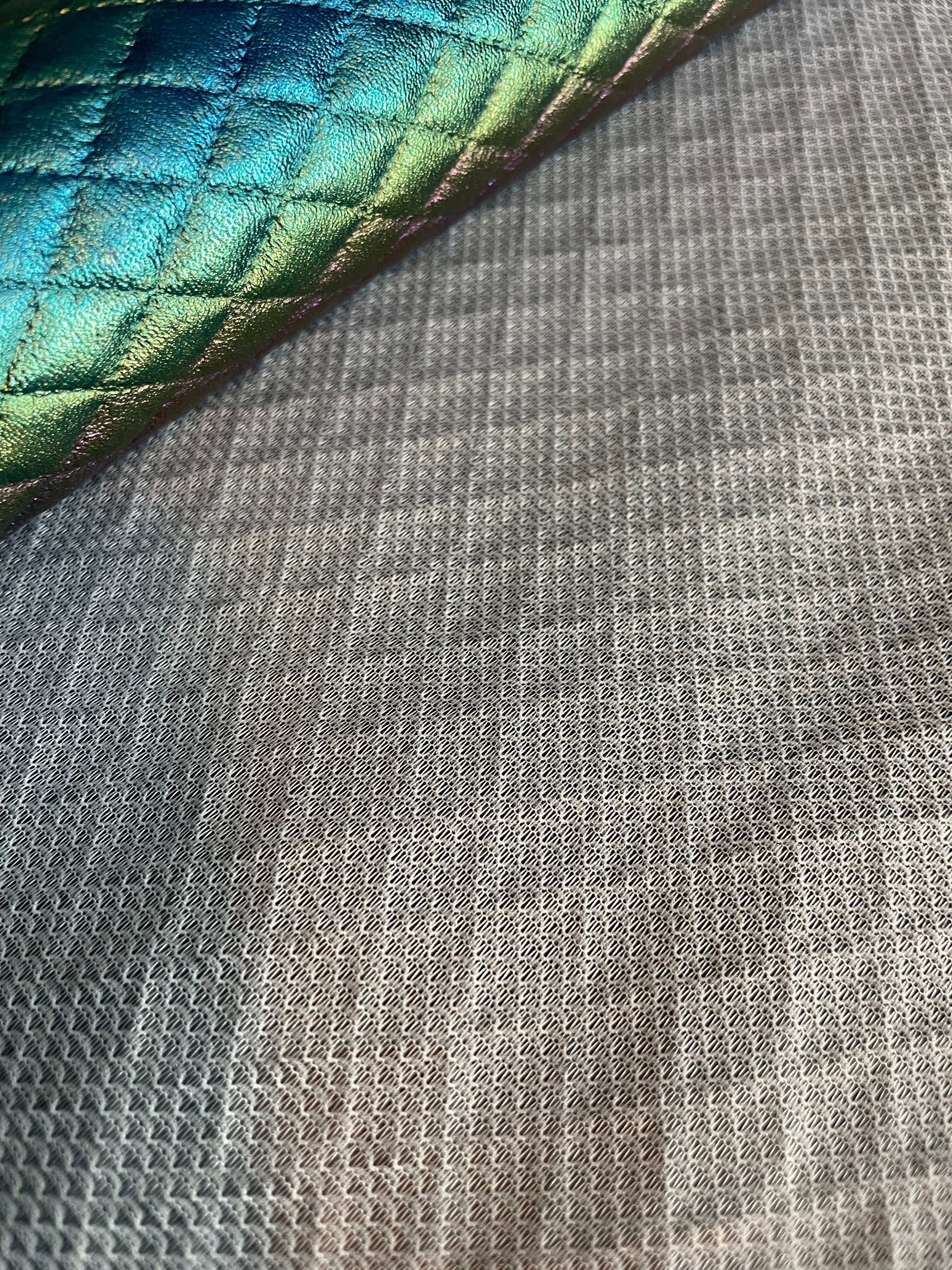 Dark Holographic quilted Vinyl