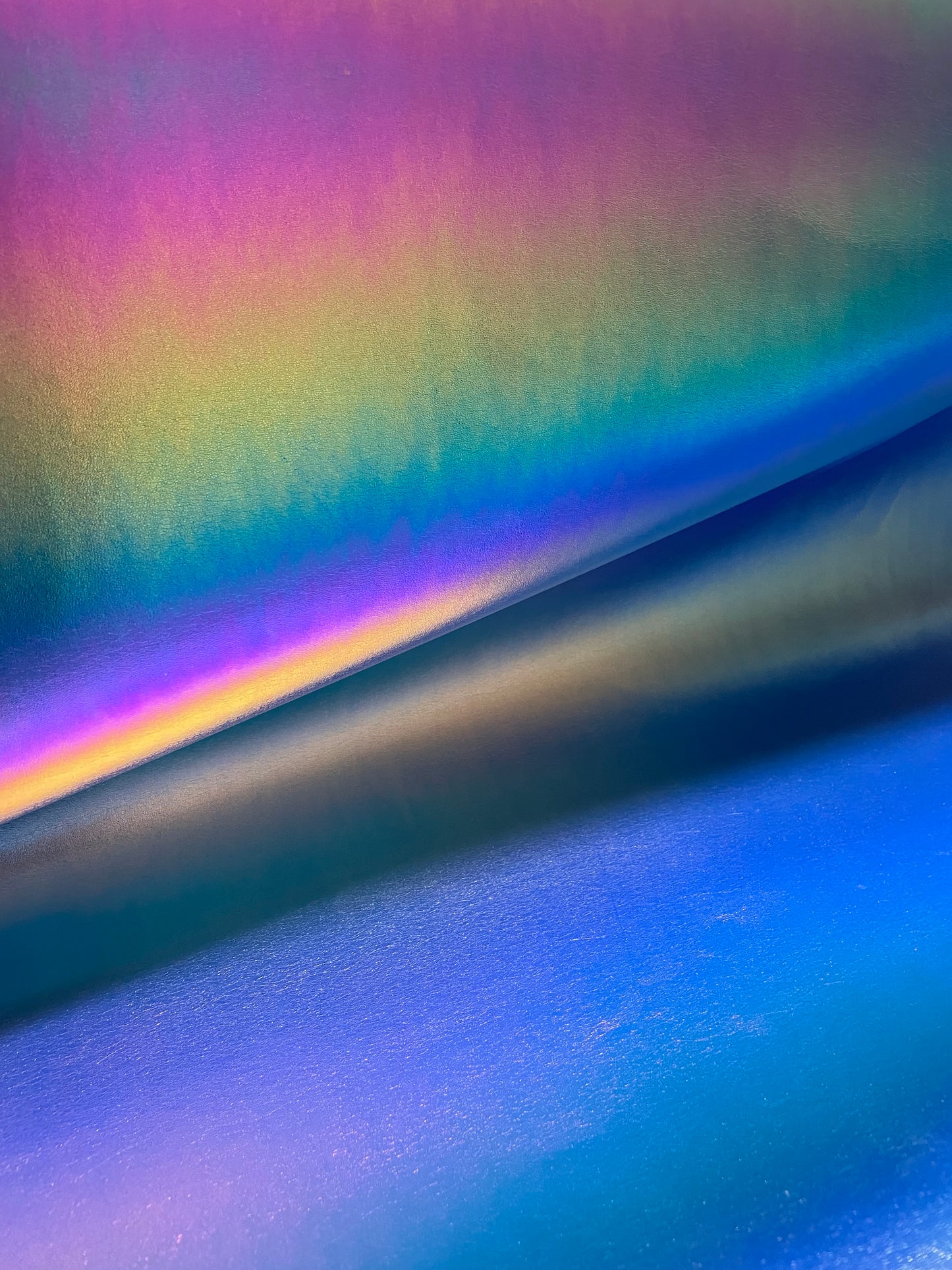 Blue Holographic Shimmer Vinyl