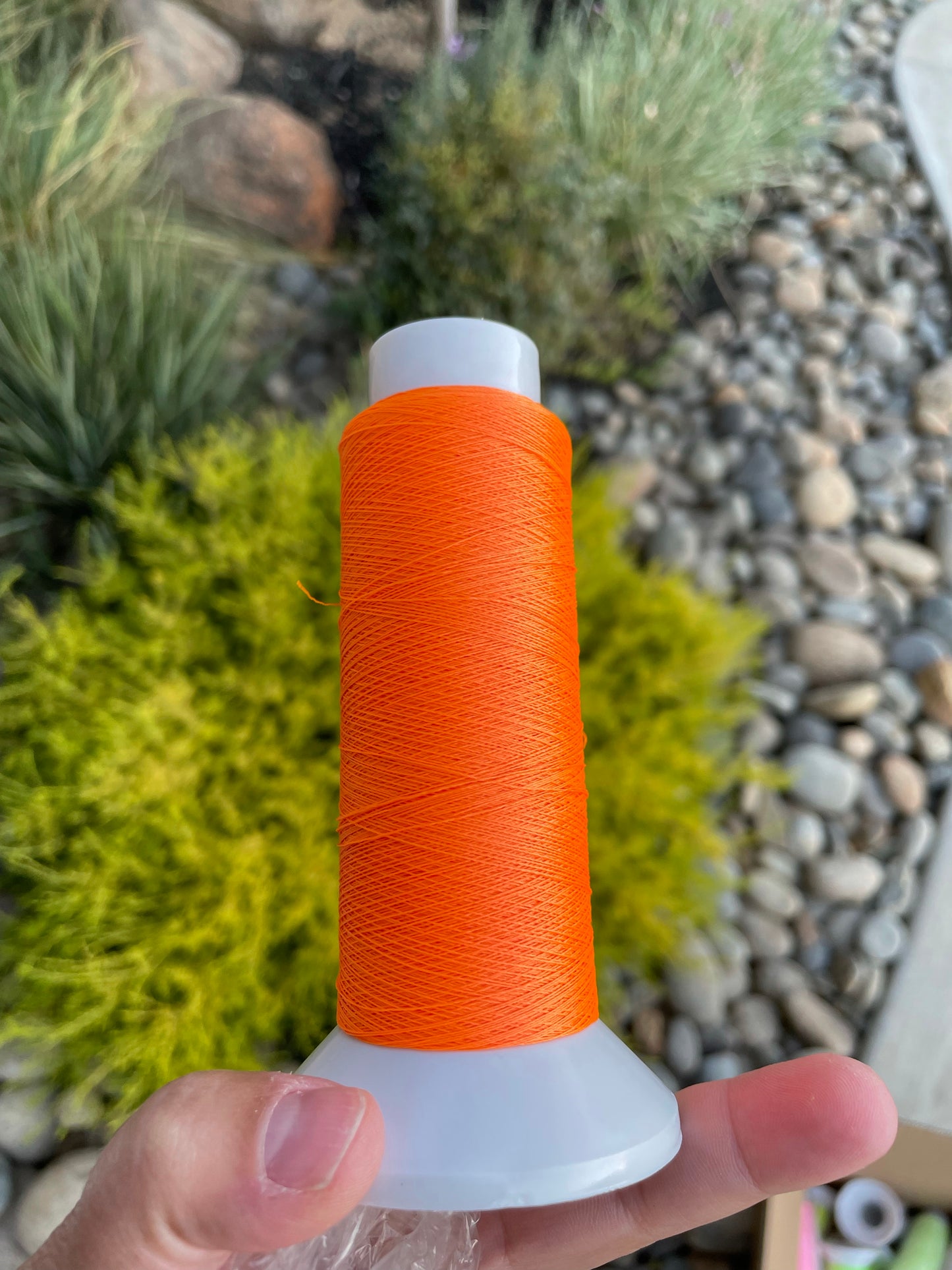 Neon Orange Glow Thread