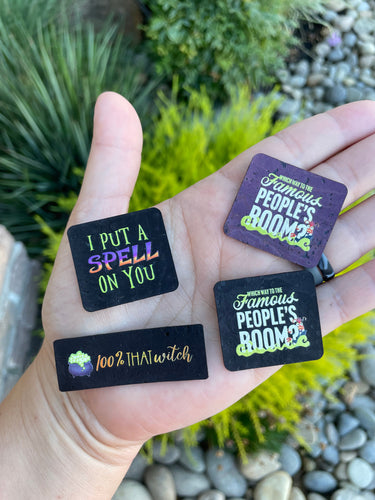Spooky Bag Tags by Heartwood and Hide