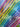 Bright Rainbow Stripe Clear TPU Vinyl