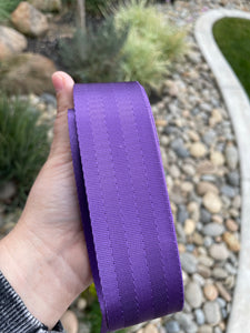 Purple 1.5” Seatbelt Webbing
