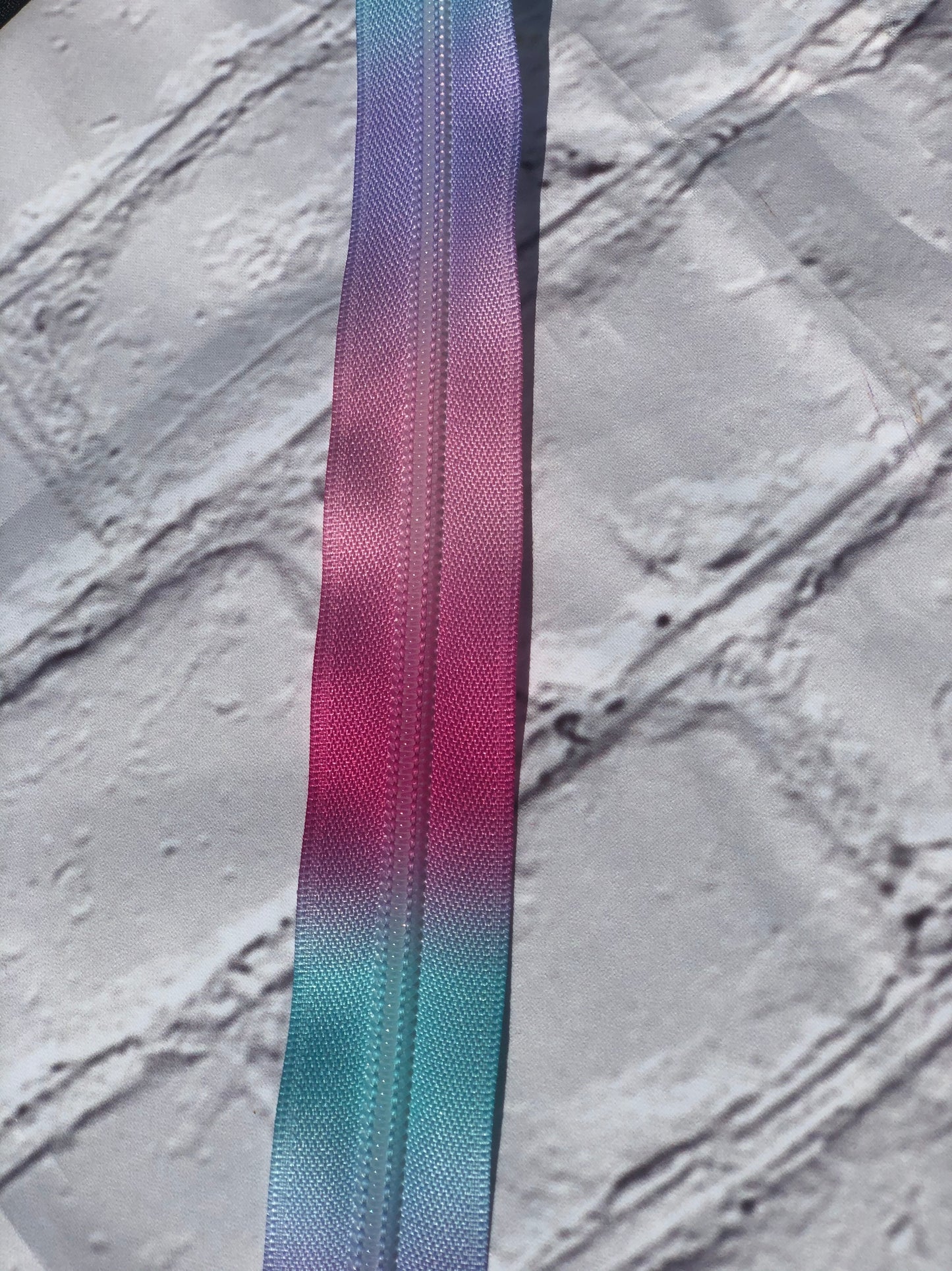 Pastel Rainbow zipper tape