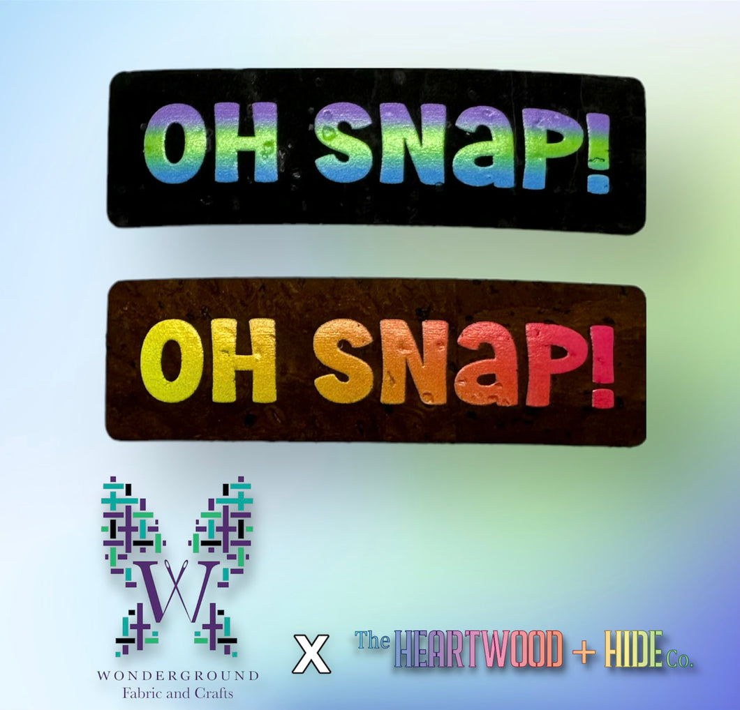 Oh Snap Bag Tags by Heartwood and Hide
