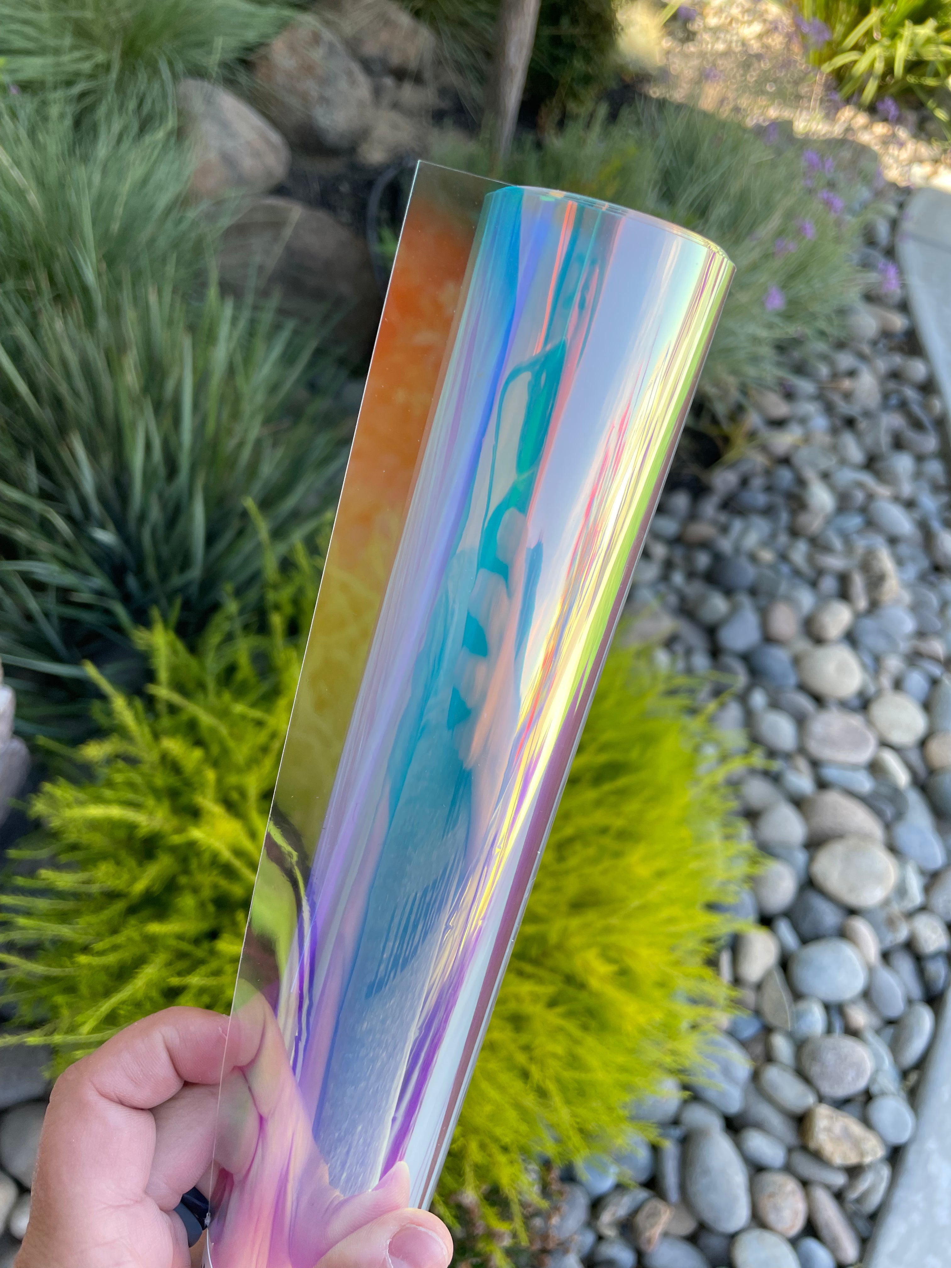 Holographic clear Vinyl