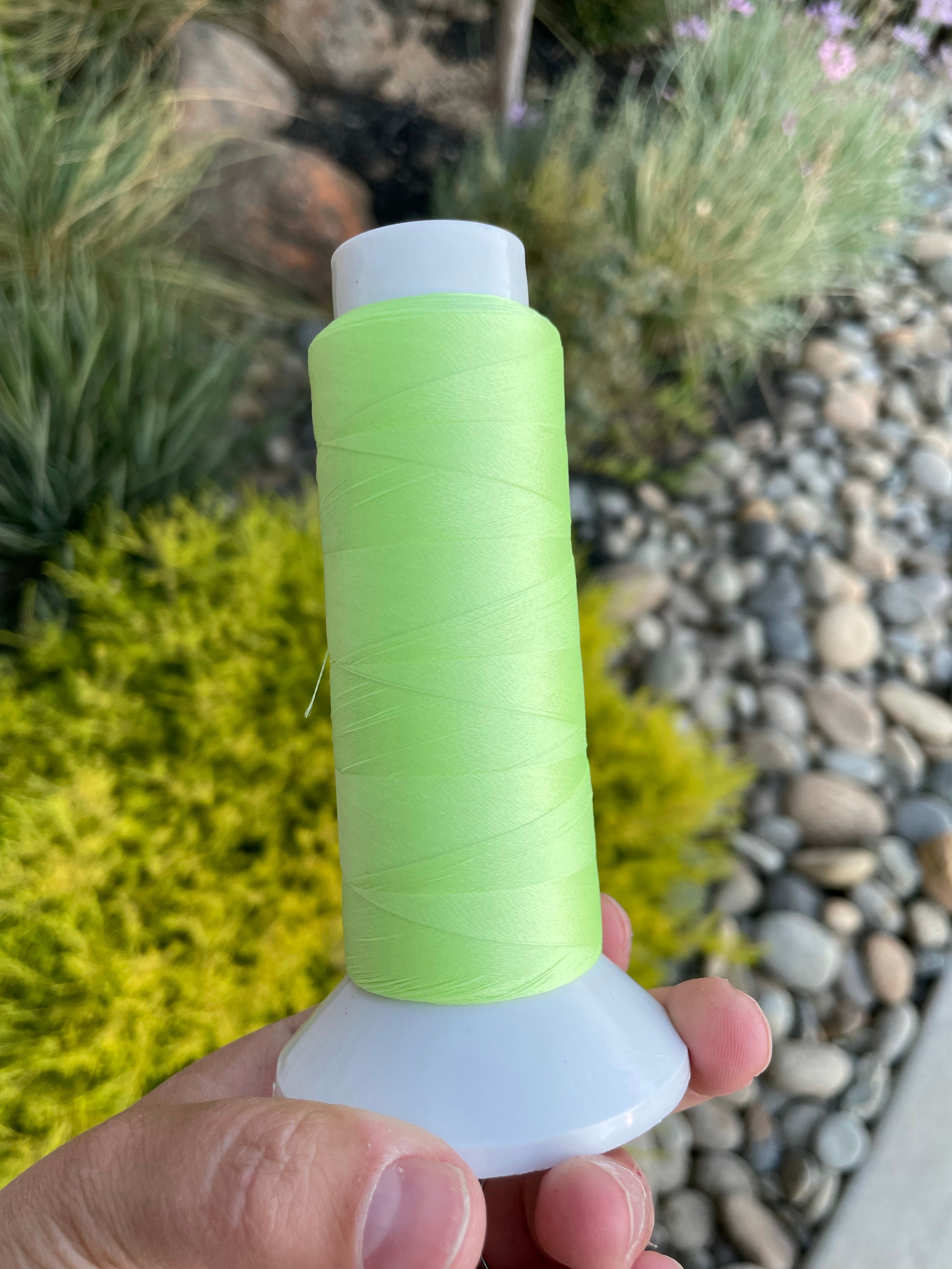 Mint Glow Embroidery Thread