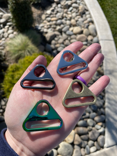 Chunky Triangle Strap Connector 1.5” Wide (2 pack)