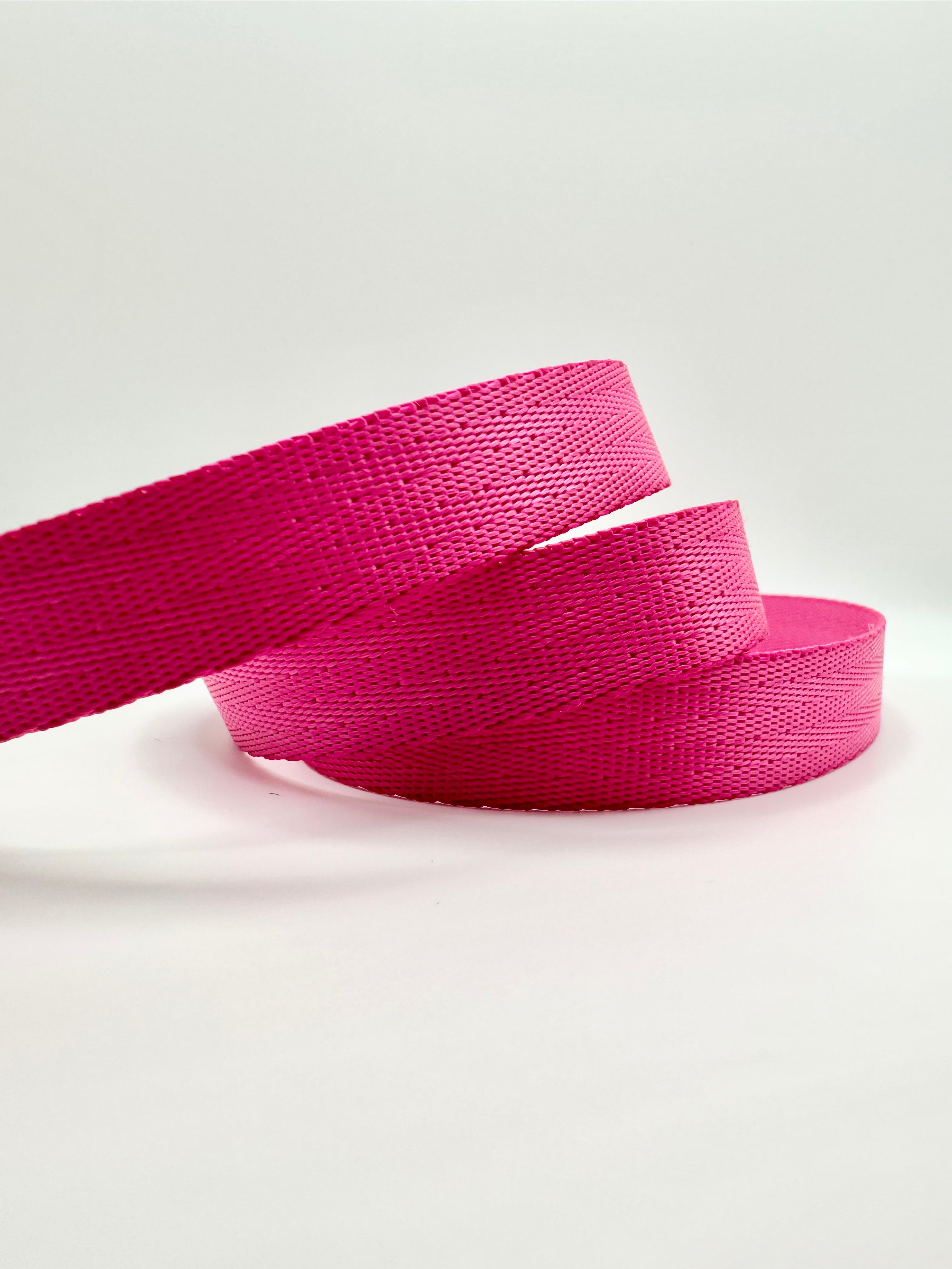 Hot Pink 1/2” Seatbelt Webbing