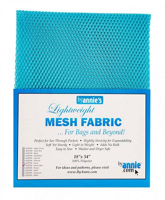 Lightweight Mesh Fabric -Parrot Blue